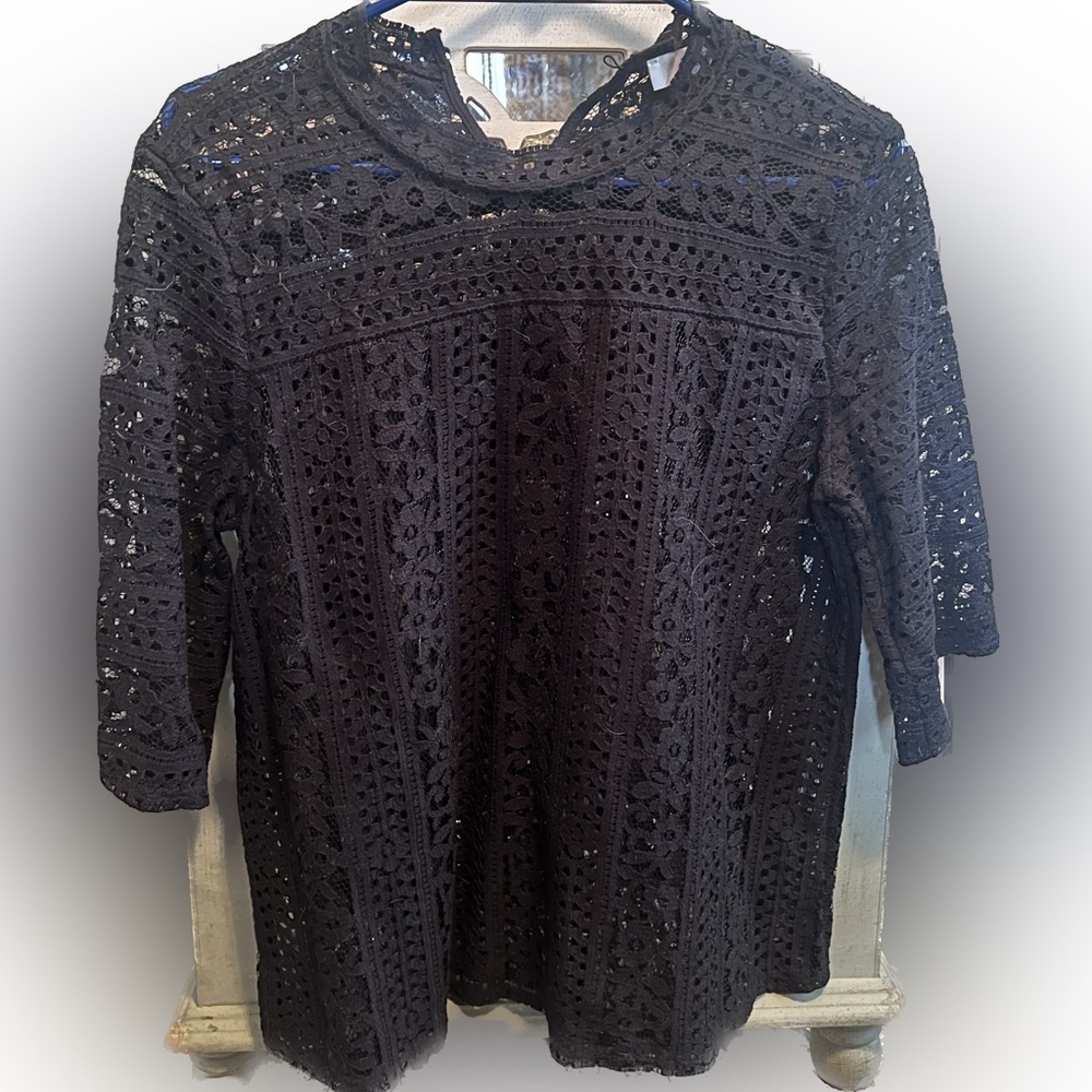Black Loft blouse